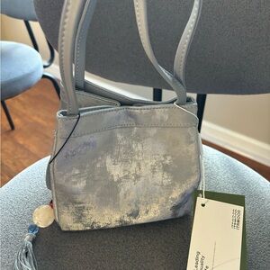 Elegant Silver Women's Handbag